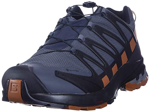Salomon Mens Xa Pro 3D V9 Gore-tex® - color: Ebony/Caramel Cafe/Black, size: 7 Wide