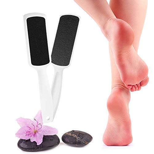 Foot File for Dead Skin - 3 Pack Professional Pedicure Tools Callus Remover for Feet, Dual-Sided Feet Scrubber Foot Care Products to Remove Callous Dead and Hard Skin for Both Wet and Dry Feet - size: 1 Count (Pack of 3)