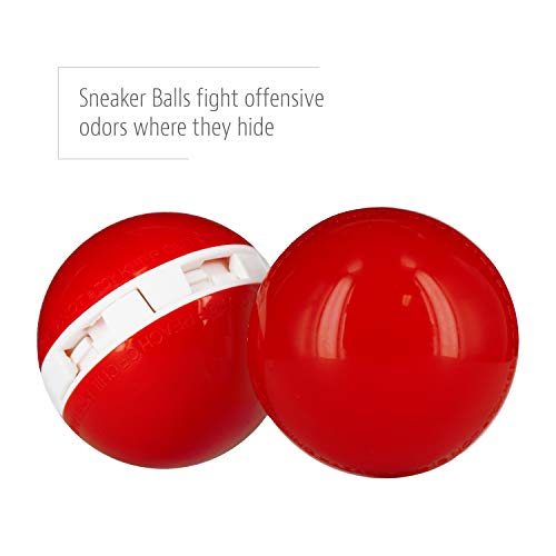 Sneaker Balls Odor-Fighting Shoe Fresheners, Eliminates Unpleasant Smells, Perfect For Sneakers, Gym Bags, Gear Bags, Drawers, Lockers, And More!, Powerball, 7 Pack - color: Powerball (Fresh & Clean), style: 6 Pack