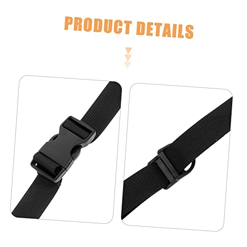 BESPORTBLE 2pcs Adjustable Strap Buckle Utility Straps Quick Release for Tents Backpacks and Yoga Mats Webbing Fasteners for Convenient Cargo Securing