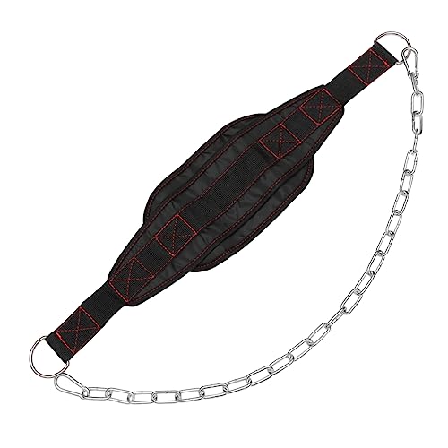 VICASKY Weightlifting Waist Belt Chain for Muscle Resistance Training for Dips and Chin-ups Strengthen Shoulders Chest and Back
