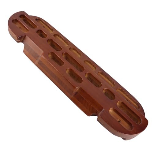 Naroote Wooden Hangboard, Climbing Fingerboard for Grip Strengthening & Pull Up Training, Various Lengths & Depths of Finger Holds for Comfort & Safety