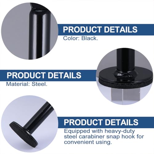 Gym Weight Loading Pin Barbell Plate Holder 20mm Diameter X 220mm Length Fitness Pulley Machine Accessory for Home and Commercial Workout Equipment