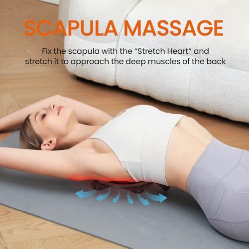 Trigger Point Massager for Shoulder Blades, Psoas & Hip Flexors | Firm deep-tissue pressure for shoulder blades, trapezius, upper back, hip flexors and glutes; manual body-weight control