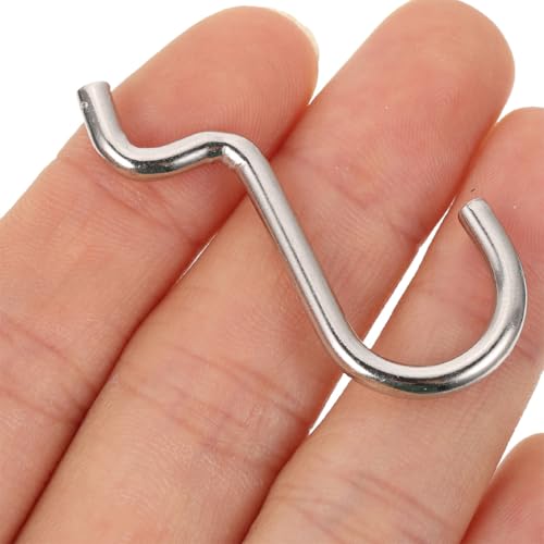 24pcs Heavy Duty Pegboard J Hooks Metal Hanging Board Hooks for Garage Workshop Tool Storage and Industrial Pegboard Accessories