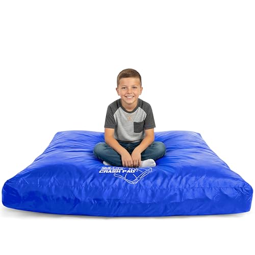 Skil-Care Crash Pads for Kids Sensory, High-Density Foam Crash Mat, Nylon | Water-Resistant Cover Crash Pads with Mesh Vents from 3x4ft to 8x8ft for Daily Use in Sensory Rooms, Schools, Clinics, Home - size: 5x5 Feet