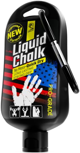 EAGLES Pro Grade Gym Liquid Chalk 60, 120 or 280ml Mess-Free Chalk for Weightlifting, Gymnastics Rock Climbing, Pole Grip, Sports Dries in Seconds - Sweat-Resistant and Long Lasting - style: 60ml