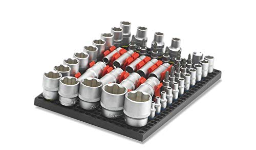 Ascend Tools Organizer Genie 3/8" Socket Holder Pegboard Accessory – Holds 3/8" Drive Sockets (50 Per Pack), Tool Storage Organizer - style: 3/8'' drive socket holders - 50 pieces