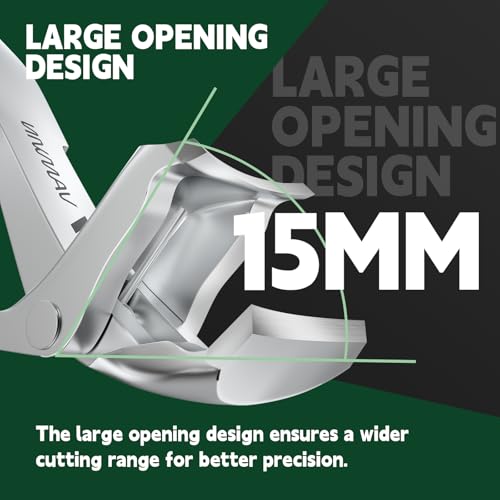Toenail Clippers for Seniors Thick Toenails, Angled Head Large Toe Nail Clippers for Men with Wide Jaw Opening, Sharp Heavy Duty Fingernail Clipper with Catcher Nail Cutter Long Handle Silver - style: Silver
