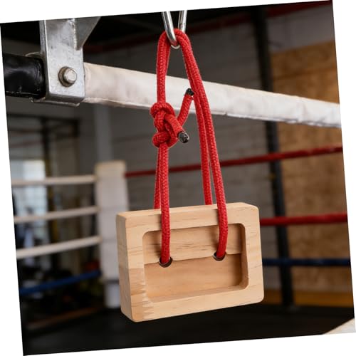 ABOOFAN 2pcs Portable Wooden Rock Climbing Hangboard for Finger Strength Training with Simulated Grip Design, Climbing Board for Doorway Use in Outdoor Fitness Routines
