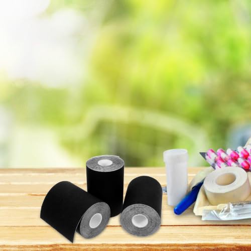minkissy 3pcs Elastic Muscle and Joints Support Tape with Spandex Material for Sports and Daily Use, Versatile Protection Tape for Chest Lift and Athletic Activities