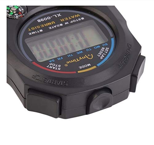 Pgzsy 2 Pack Multi-Function Electronic Digital Sport Stopwatch Timer, Large Display with Date Time and Alarm Function,Suitable for Sports Coaches Fitness Coaches and Referees,Pgzsy - style: 2pack