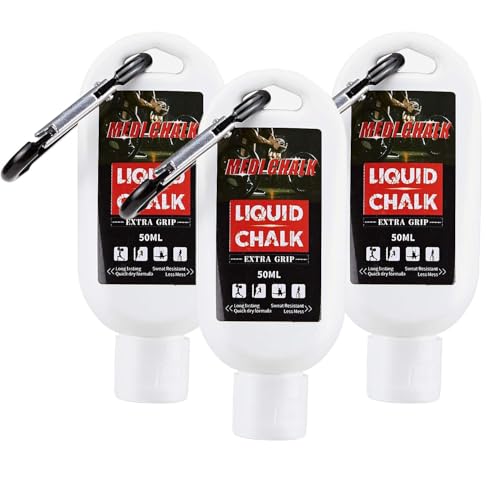 Liquid Chalk, Sports Chalk, Hand Grip Chalk,Weightlifting Chalk,Gym Chalk,Work Out Chalk for Cross Training, Powerlifting,Pole Dance - style: 50ML - 3 Pack