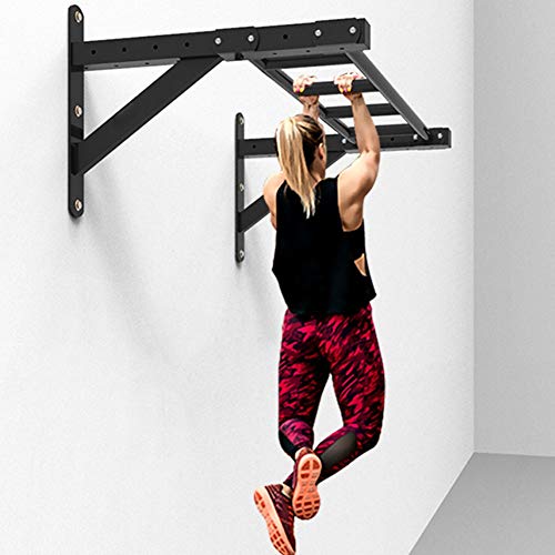 Pull-Up Bars Wall-mounted Chin Up Bar, Steel Horizontal Bar, Adjustable Distance Wall Climbing Frame, 3 Styles, Load 300KG (Size : Style 3) - size: Style 1