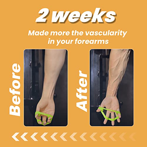 Hand Grip Strengthener, Finger Exerciser, Grip Strength Trainer (6 PCS),New Material,Forearm Grip Workout, Finger Stretcher, Relieve Wrist Pain, Carpal Tunnel - style: Finger Exerciser