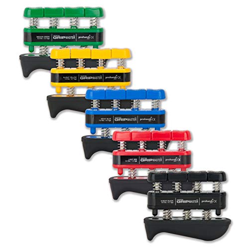 Prohands Gripmaster Medical Hand and Finger Exerciser - size: Set of Five (1.5lb/3lb/5lb/7lb/9 Pound)