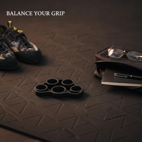Premium Silicone Finger Resistance Band for Hand Exercise and Grip Practice - color: Black