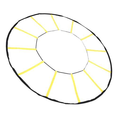 Premium Nylon Circular Agility Trainer for Soccer Basketball, 12 Rungs Agility Ladder Enhances Speed and Coordination