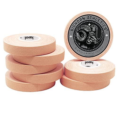 Bighorn Athletics Jiu-Jitsu Finger Tape, 0.5-Inch x 45-feet, 24 Rolls, Pink, White & Nude