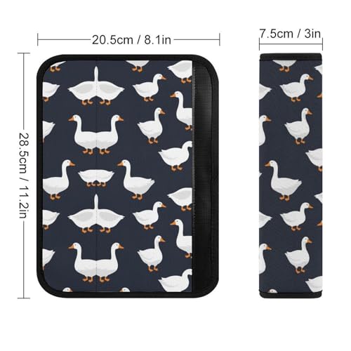 1 Pair Cute Animal Goose Seat Belt Shoulder Pad Soft Padded Seat Belt Cushion for Adult Use, Stroller Pushchair High Chair, Pressure Relief - color: Pattern 666