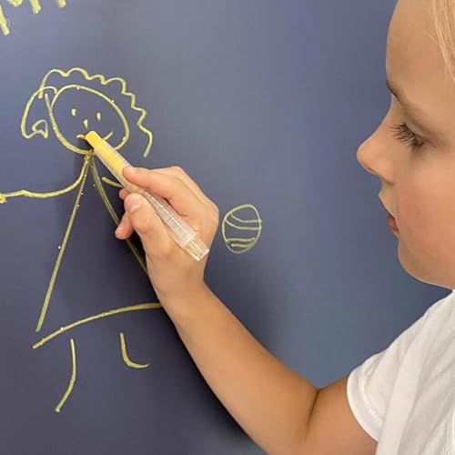 Chalk Holder - Chalk with Holder - Clear Chalkboard Chalk - Dustless - For Blackboard & Whiteboard - 5 Pack