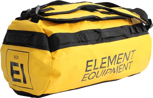 Element Equipment Trailhead Duffel Bag Shoulder Straps Waterproof Yellow Small - color: Yellow, size: Small 30 Liters