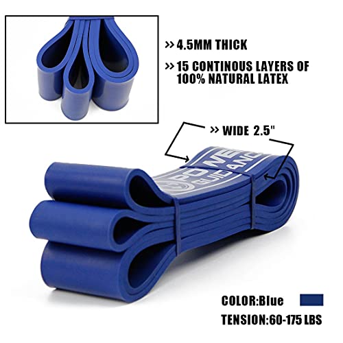 POWER GUIDANCE Pull Up Assist Bands - Heavy Duty Resistance Band, Mobility & Powerlifting Exercise Bands, Perfect for Body Stretching, Powerlifting, Resistance Training
