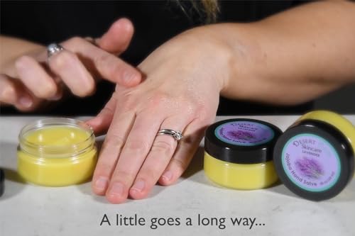 USDA Organic Lavender Jojoba Oil Hand Salve for Rich Conditioning (2 oz) | Over 50% Jojoba Oil with Beeswax & Avocado Oil – Rich Conditioning Balm for Dry Hands, Feet & Cuticles 60 g