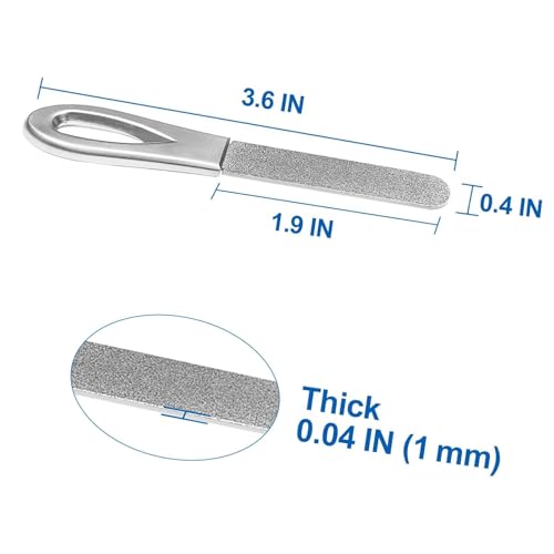 Metal Nail File with Case, 2 Pack Keychain Nail Files for Natural Nails, Fingernail Files Diamond Round Tip Stainless Steel Double Sided Fine Grit Silver Filer with Leather Sheath Travel Pink Purple - size: 2 Pack 3.6 in Silver/Pink/Purple Keychain