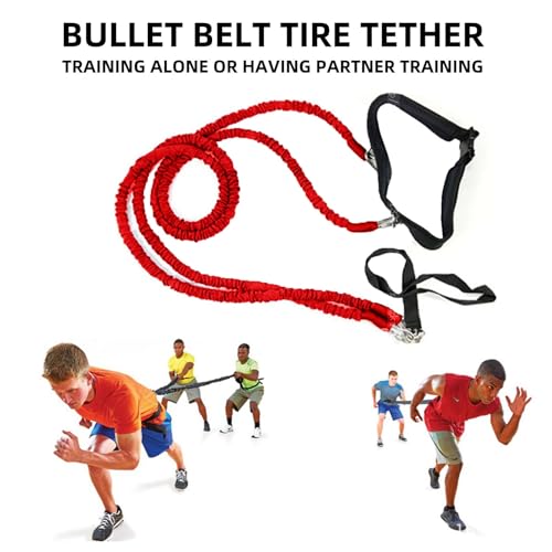 Speed Training Equipment, Resistance Bungee Band Multi-Sport Exercise Set Improve Focus Explosive Agility Power Strength Vertical Jumping Basketball Tennis Football Volleyball