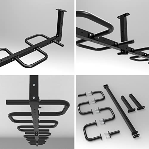 Wall-Mounted Pull-Up Bars/Climbing Frames, Home Gym Upper Body Strength Training Fitness Bar, Security And Stability, Load 300 Kg - size: 145CM