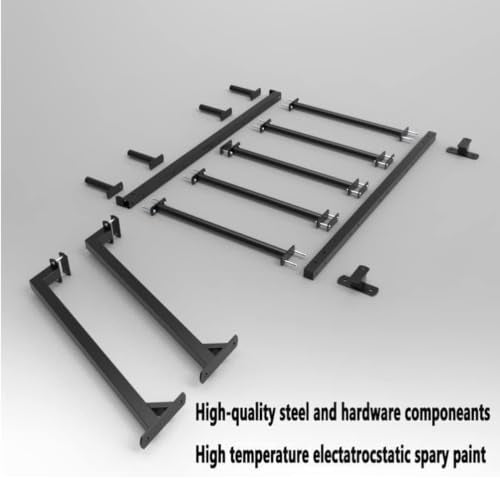 Wall Mounted Pull Up Bar – Heavy Duty Climbing Frame Strength Trainer, Home Gym Horizontal Bar & Fitness Equipment