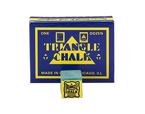 Triangle Chalk- (Box of 12) - Green - color: Green