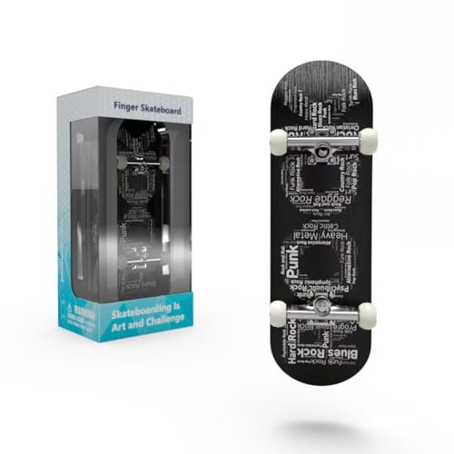 Wooden, pro Fingerboard 29mm Mini handboard、Premium Fingerboard Ideal for Dexterity maneuvers (Pock) - color: Pock
