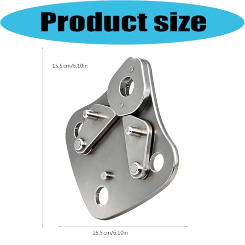 Climbing Divider Plate with Easy Installation Climbing Hardware Metal Texture for Quick Setups Outdoor Gear