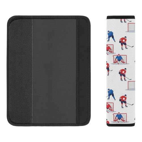 2PCS Hockey Player Seat Belt Cover Breathable Automotive Seat Belt Protector for Adult Use, Most Cars, Pressure Relief - color: Pattern 86