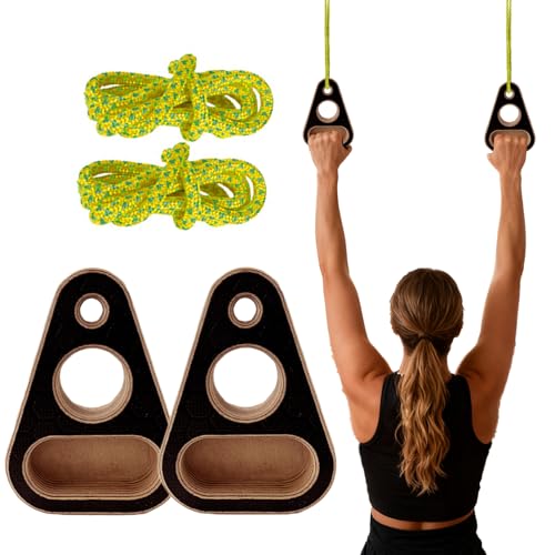 Finger Board Rock Climbing - Wood Workout Equipment - Compact Finger Board Trainer,for Enthusiasts Trainers Women Men Adults Athletes Beginners Professionals Players Apartment
