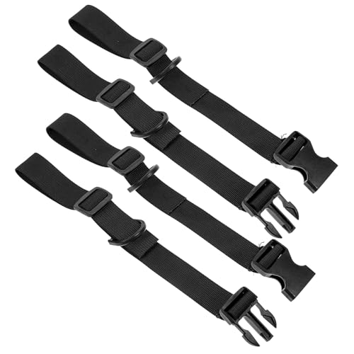 2pcs Adjustable Nylon Securing Bundle Straps with Quick Release Buckles, Sturdy Cargo and Tent Fixed Rope Webbing for Outdoor, Backpack, and Yoga Mat Fastening