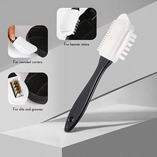 6 Pcs Suede and Nubuck Brush Kit and Eraser Set for Cleaning Shoes Boots High Heels