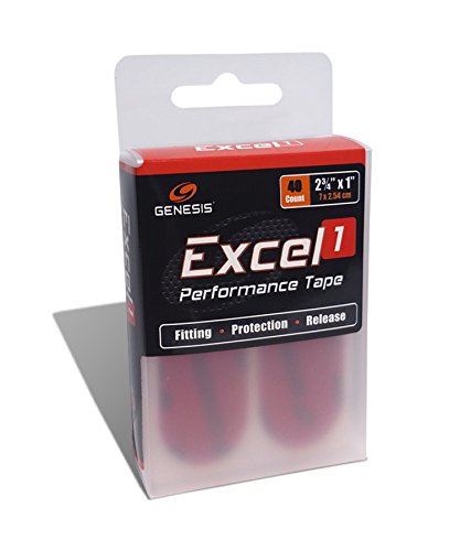 Genesis Excel Performance Tape - Fitting & Protection Finger Tape for Bowlers - color: #1 - Red
