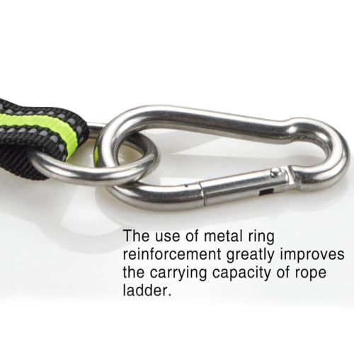 Foot Loop Ascender Climbing, Aider Ladder for Outdoor Training | Rope Ladder Strap Climbing Aider 7 Step, Multifunctional Water Ladder For Rubber Boat
