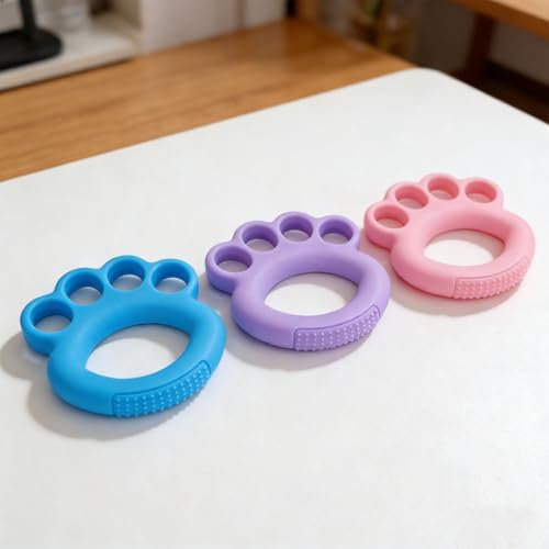 Emoshayoga Hand Grip Strengthener 3pcs Finger Exerciser Set Portable Design for Climbers Athletes TPE 10lbs 20lbs 30lbs