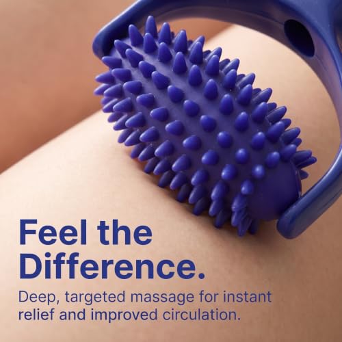 Lurrose Handheld Spiky Massage Ball Roller for Deep Tissue Release | Myofascial Release, Fascia Release Tool for Neck, Back, Leg & Deep Tissue Massage, Body Relaxation, Muscle Pain Relief