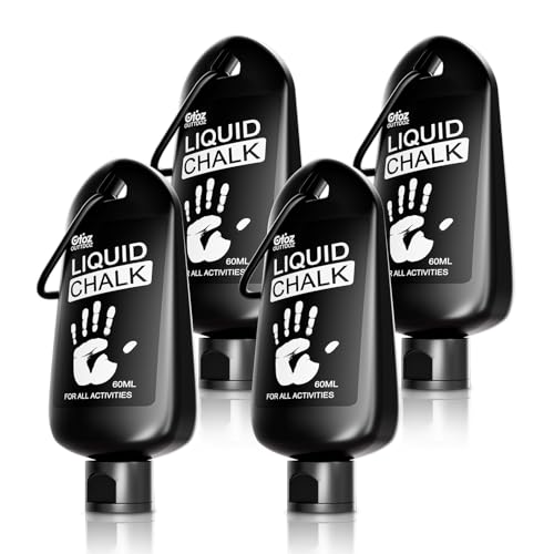 Liquid Chalk 2 oz & 12 oz, Mess-Free Gym Chalk for Lifting | Pro Grade, Quick-Drying Grip for Weightlifting, Gymnastics, Rock Climbing & Dancing - style: 2 oz - 4 Pack