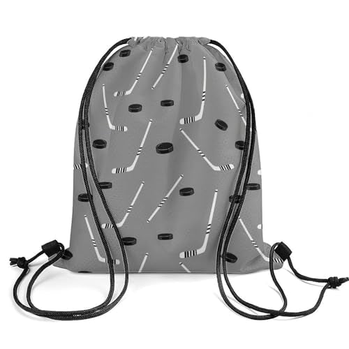 Water Resistant Drawstring Backpack Lightweight Sackpack for Yoga Gym Beach Travel, Men Women Unisex Sports Bag, Grey Hockey Bags - color: Picture (29)