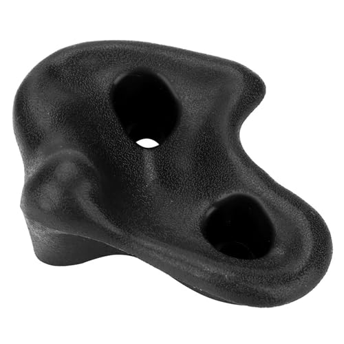 Demeras 10PCS Plastic Climbing Holds Grips Kids Climbing Stones Small Kids Toys Grip Climbing Rock Set for Climbing Frames Tree Houses (Black)