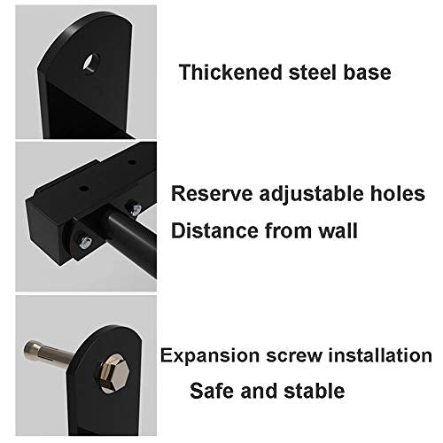 Pull-Up Bars Wall-mounted Chin Up Bar, Steel Horizontal Bar, Adjustable Distance Wall Climbing Frame, 3 Styles, Load 300KG (Size : Style 3) - size: Style 3
