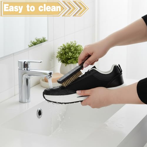 2 Pcs Bowling Accessories Bowling Shoe Brush, Remove Dust Grit, Heavy Duty Wire Brush, Improve The Slide of The Shoe Outdoor Shoes Cleaning Brushes for Shoes, Sliders, Golf Cleats and Boots