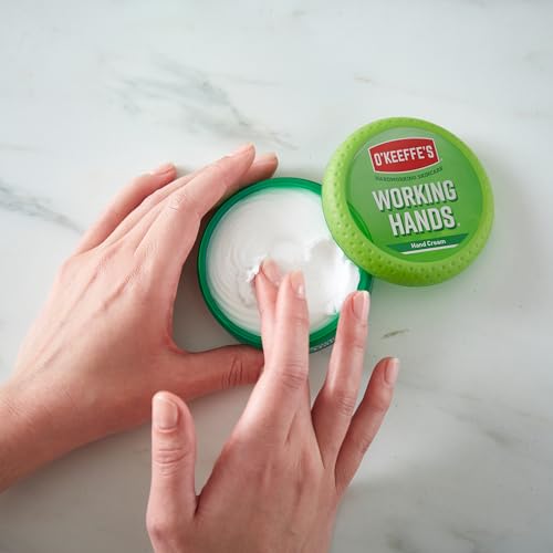O'Keeffe's K0350002-6 Working Hands Hand Cream in Jar (6 Pack), 3.2 oz - size: 3.2 Ounce (Pack of 6)