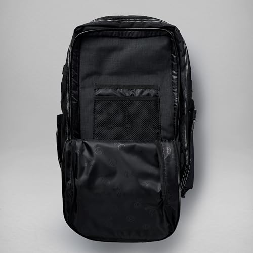 WOLFpak 35L Athletic Gym Backpack - Durable 1000D Waterproof Oxford Material with MOLLE Webbing, Laptop Pocket - color: Deathwing